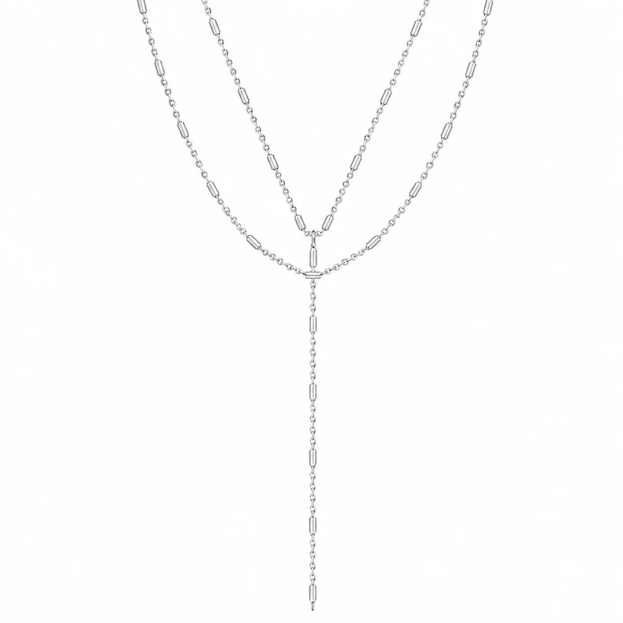 Acadia Layered Lariat Necklace - Image 5