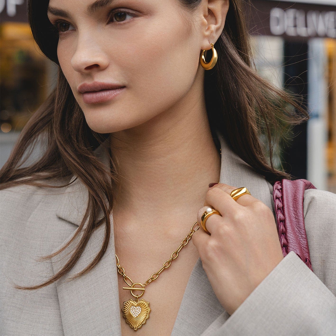 Ana Hoop Earrings - Image 2