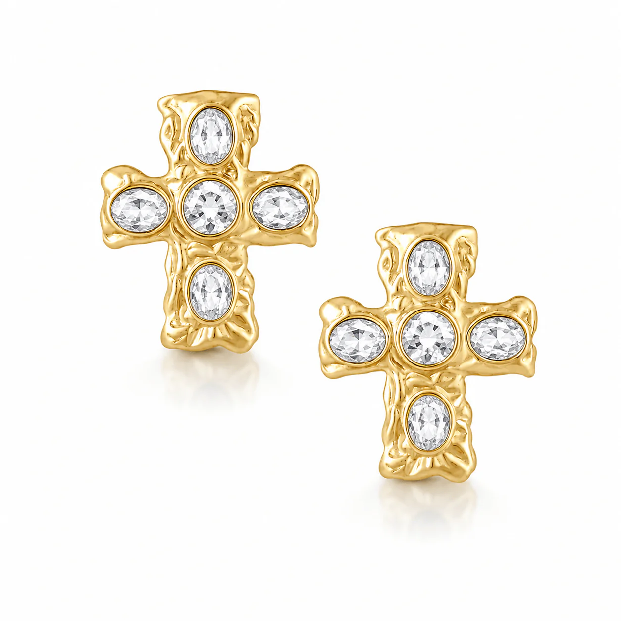 Arden Cross Stud Earrings