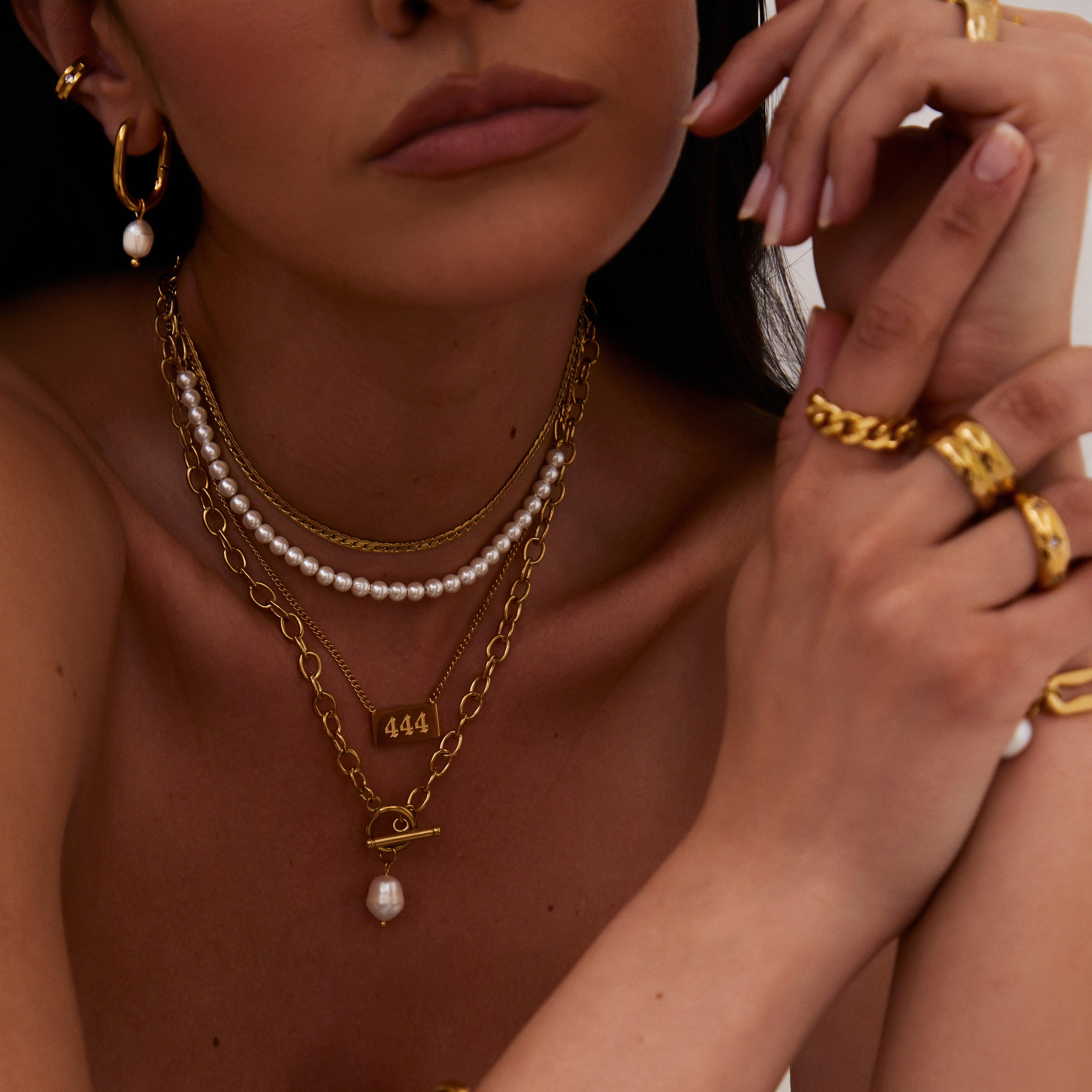 Bora Bora Pearl TBar Necklace - Image 7
