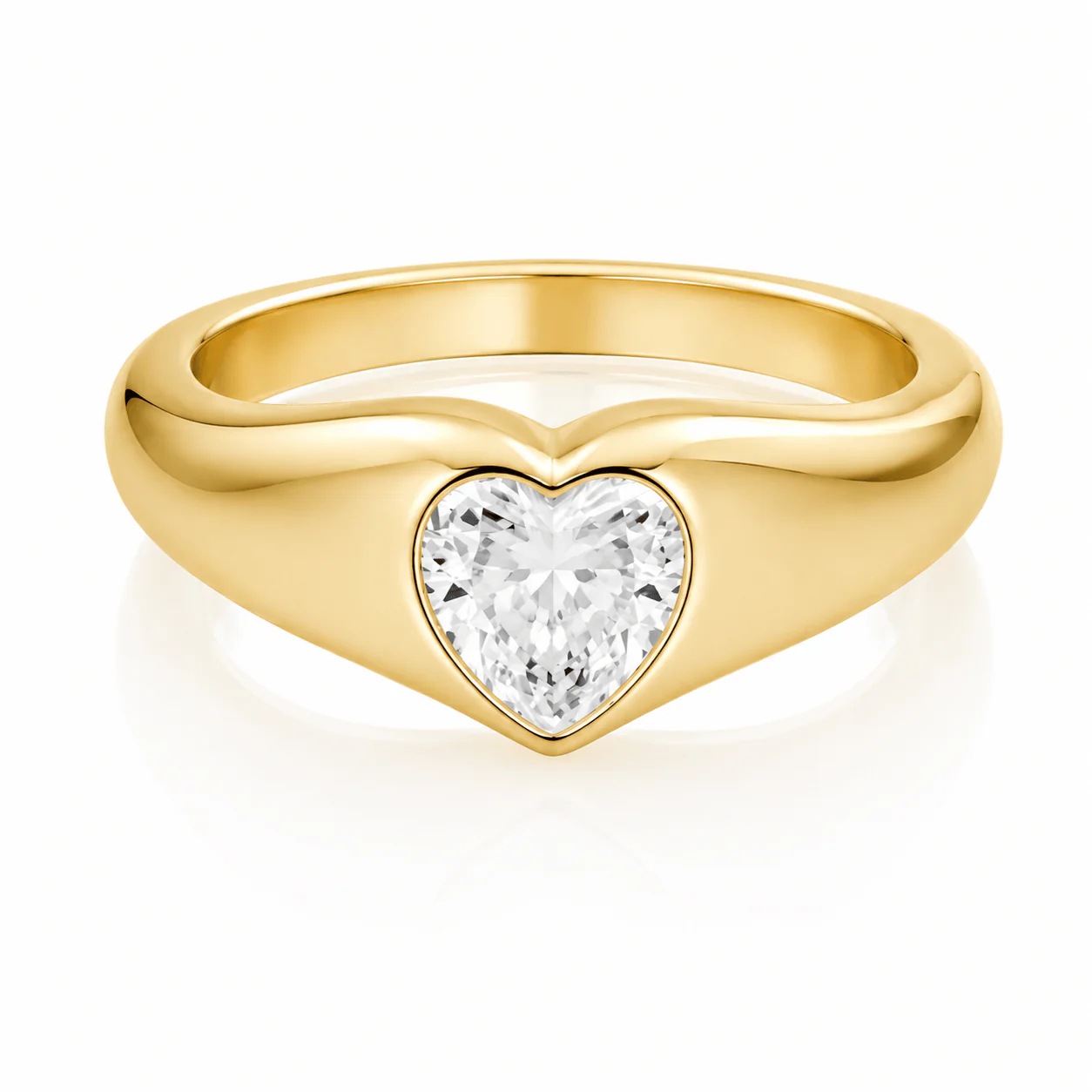 Duchess Heart Pinky Ring