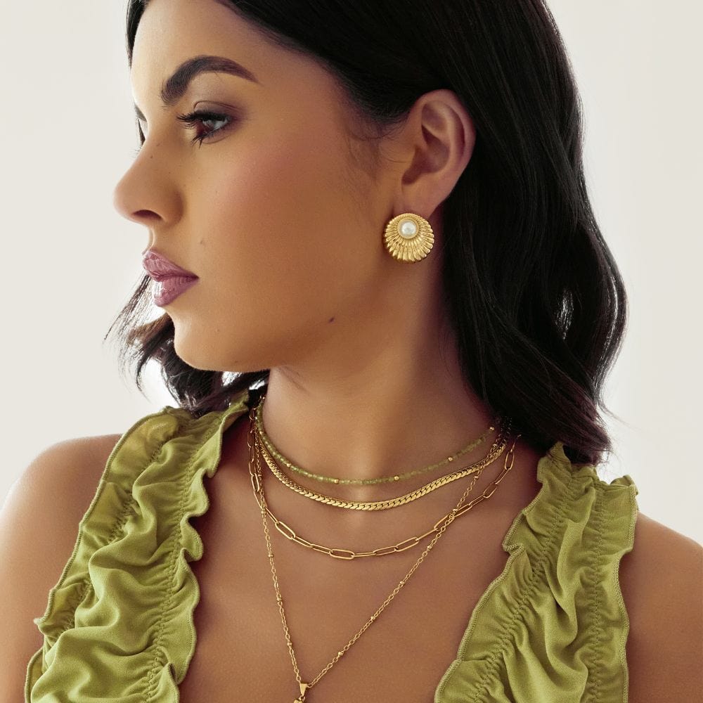 Elsie Peridot Choker Necklace - Image 7