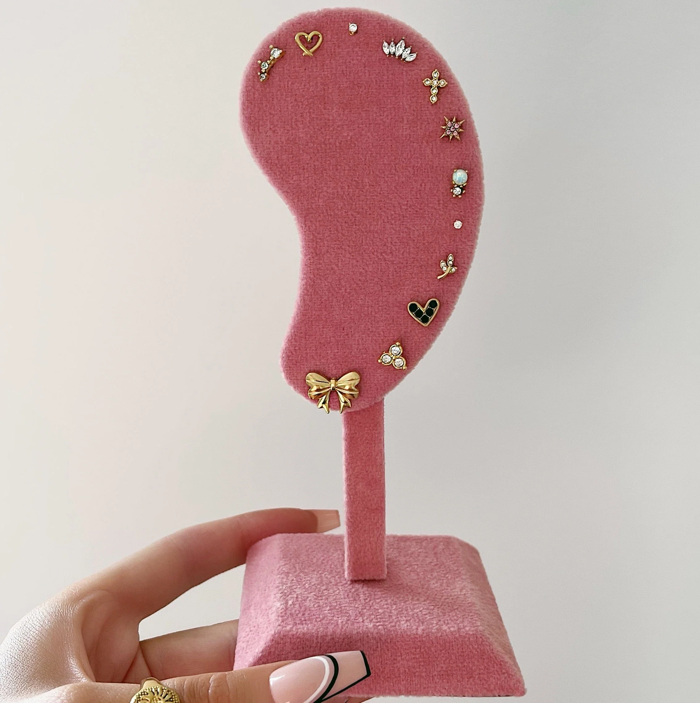 Fan Stud Earrings - Image 4