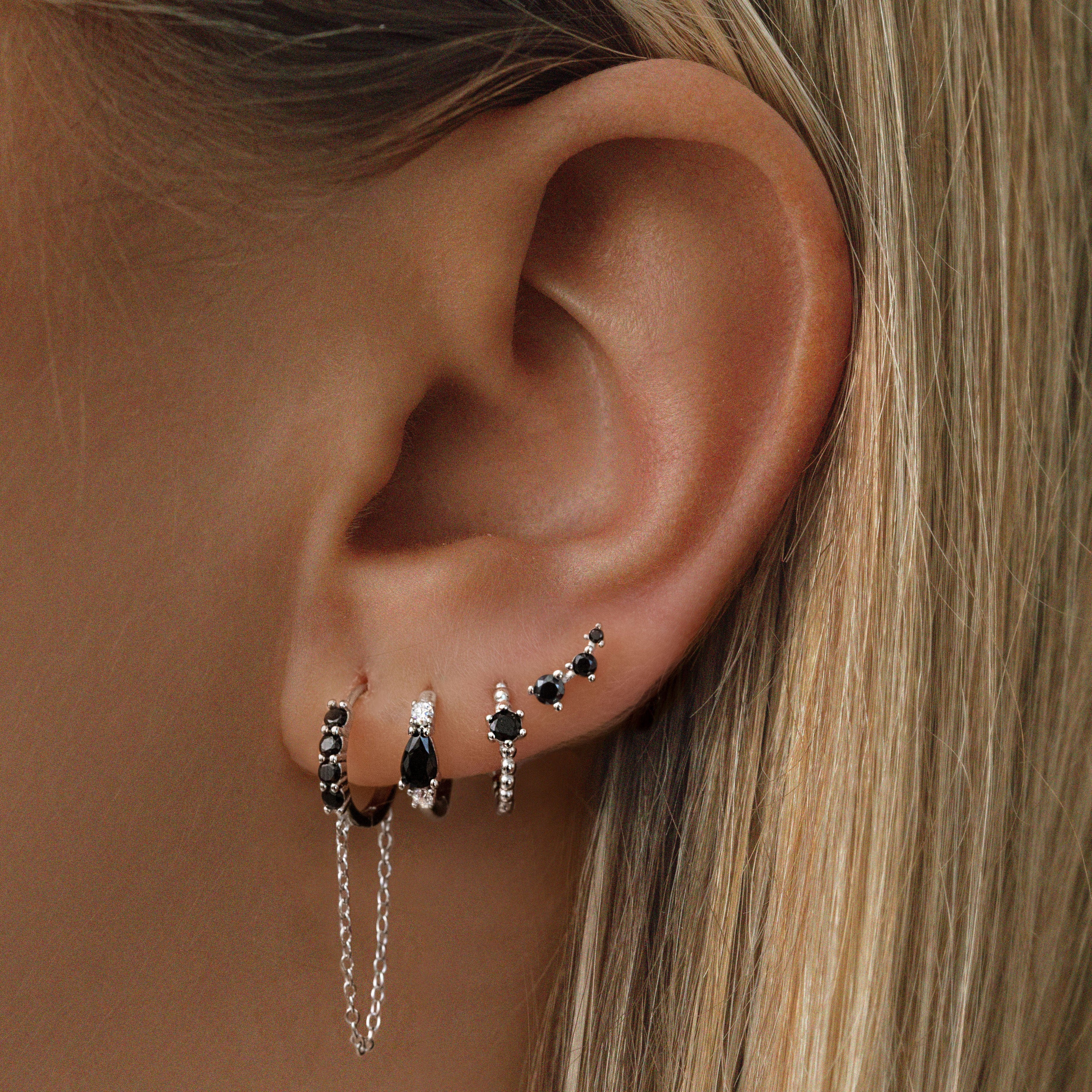 Farrah Hoop Earrings - Image 3