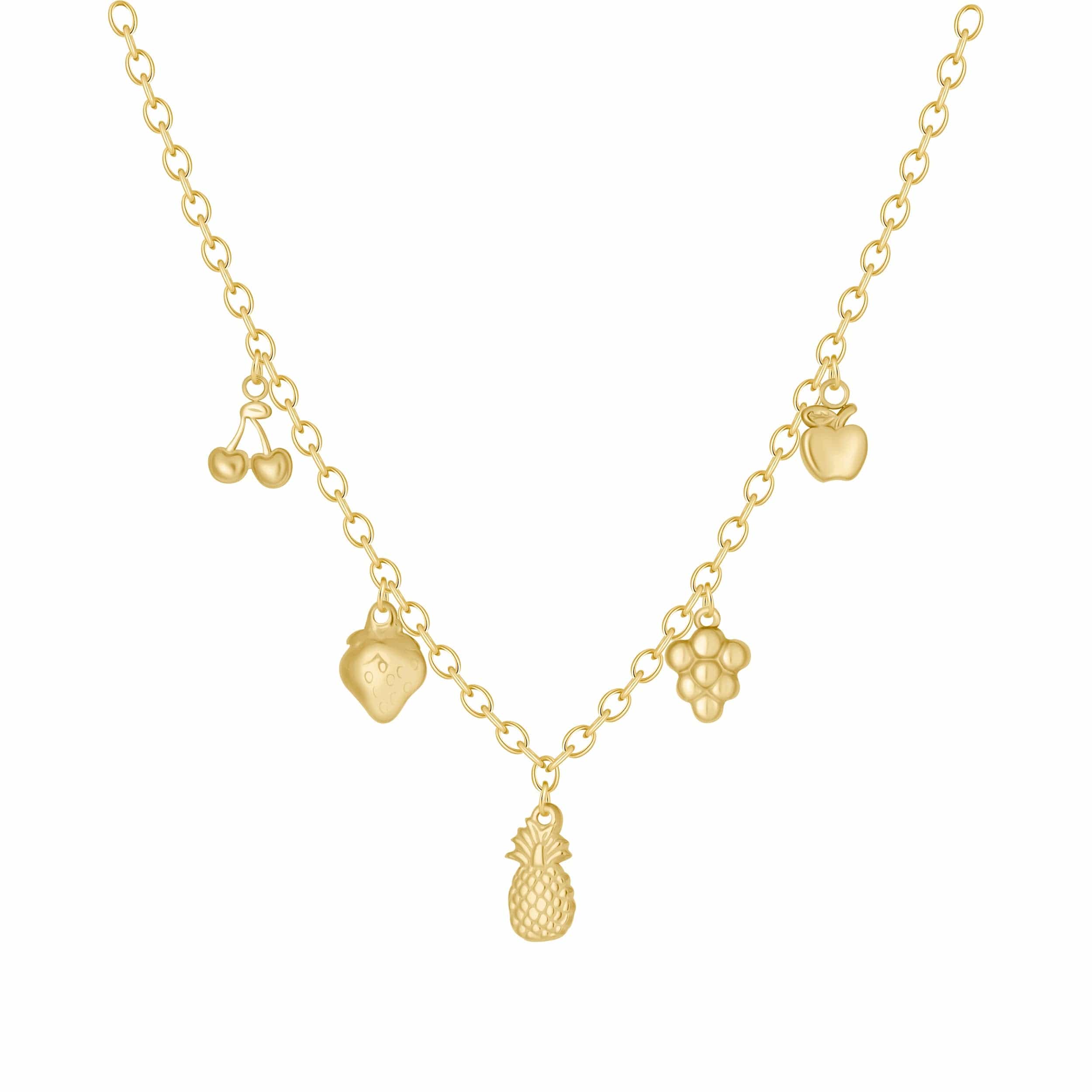 Fruit Twist Charm Necklace