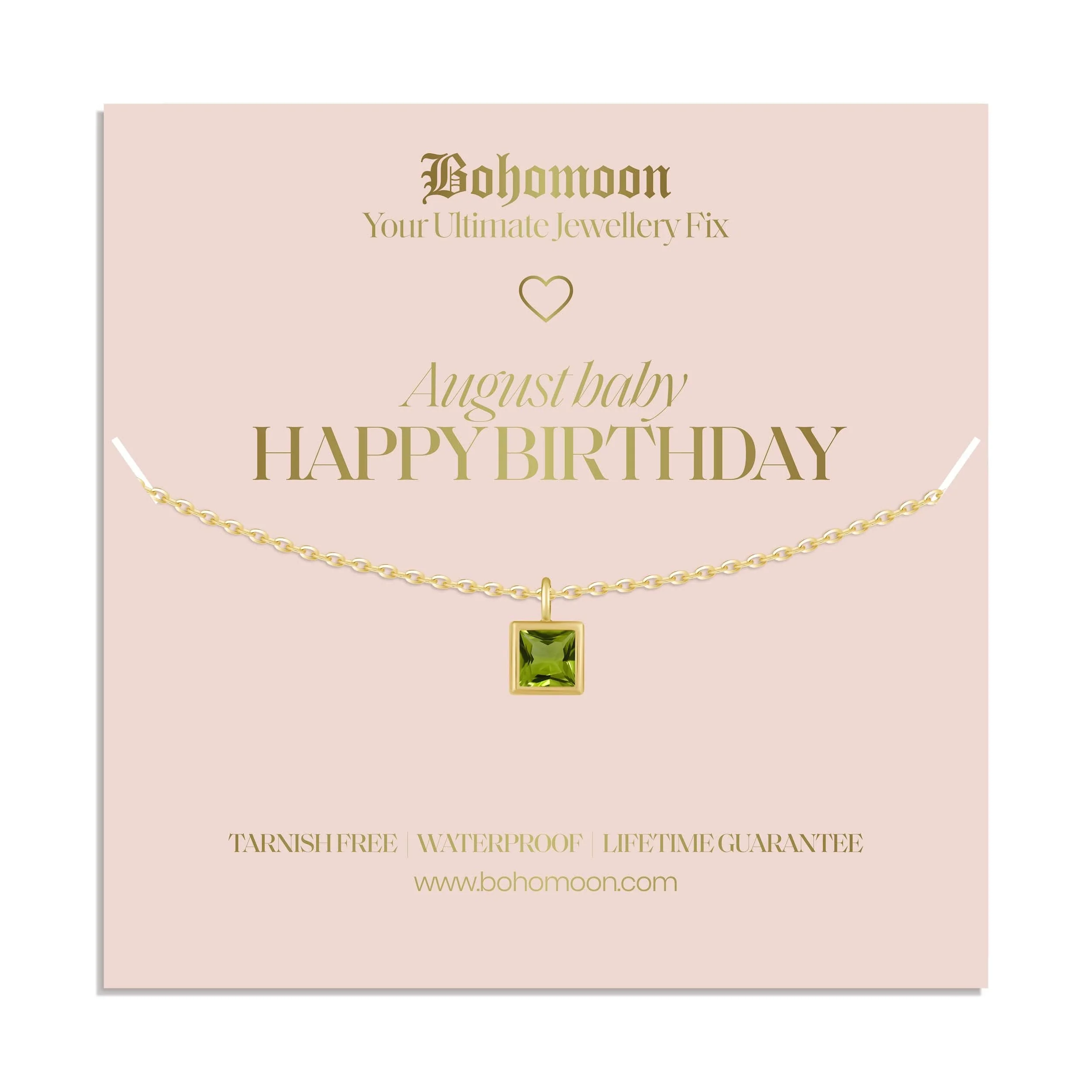 Happy Birthday Birthstone Necklace - Image 39