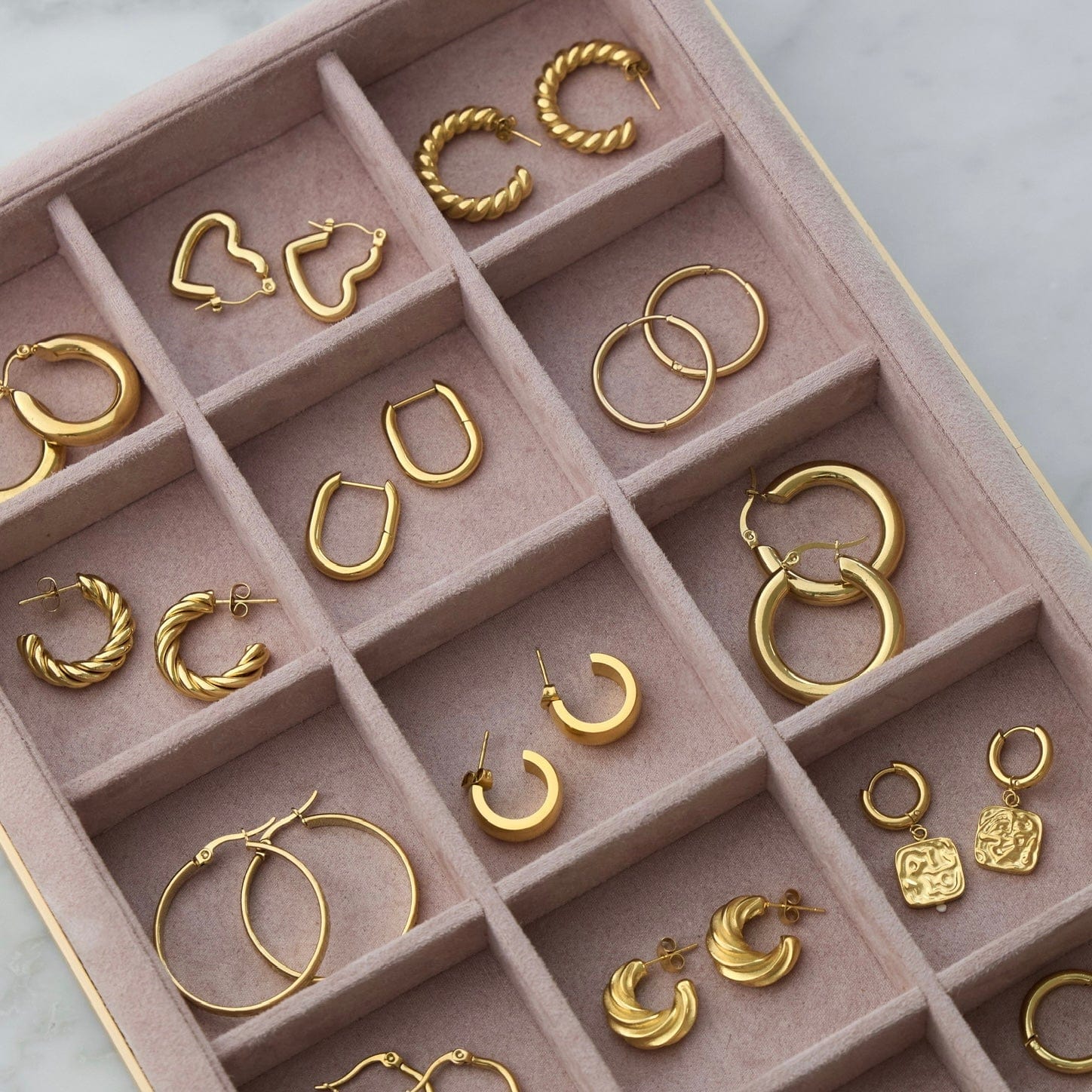 Harmony Heart Hoop Earrings - Image 9
