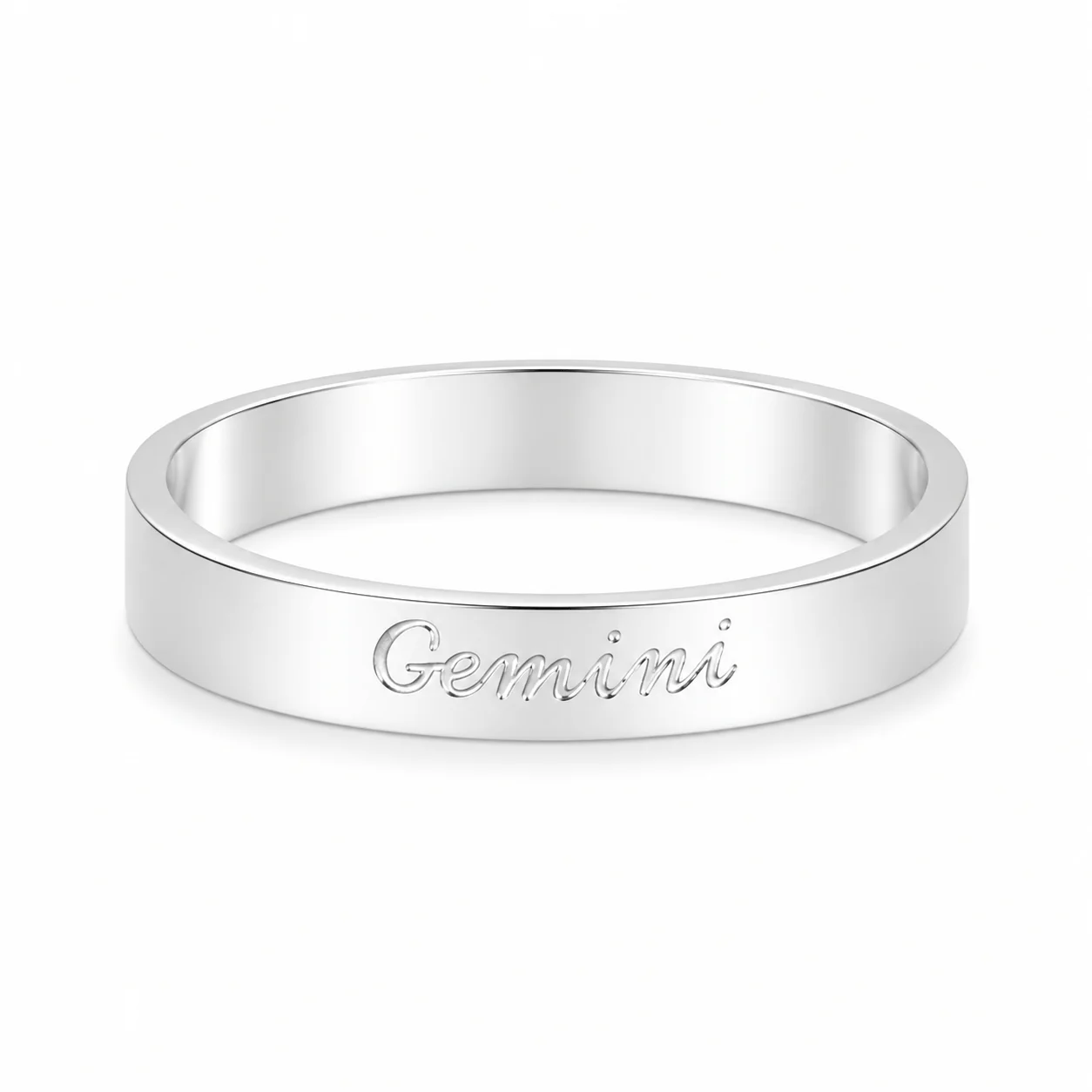Italic Zodiac Ring Silver - Image 10