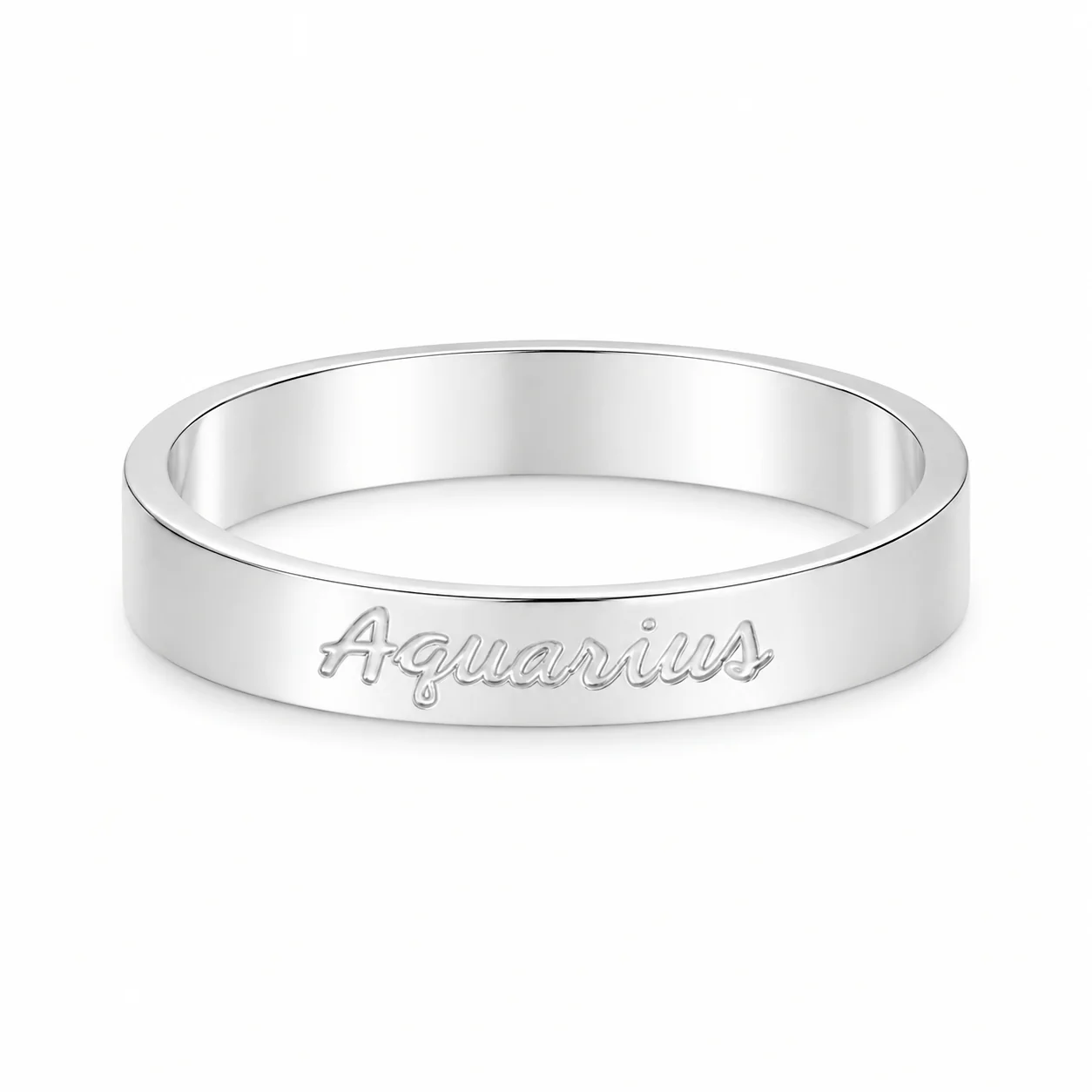 Italic Zodiac Ring Silver - Image 6