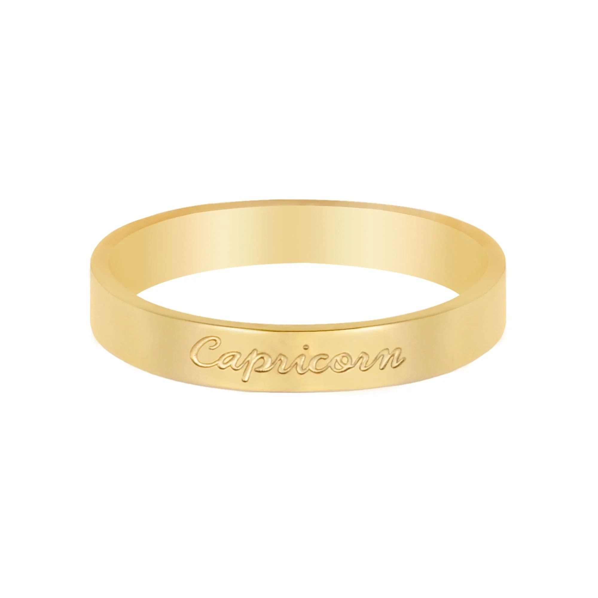 Italic Zodiac Ring Gold - Image 13