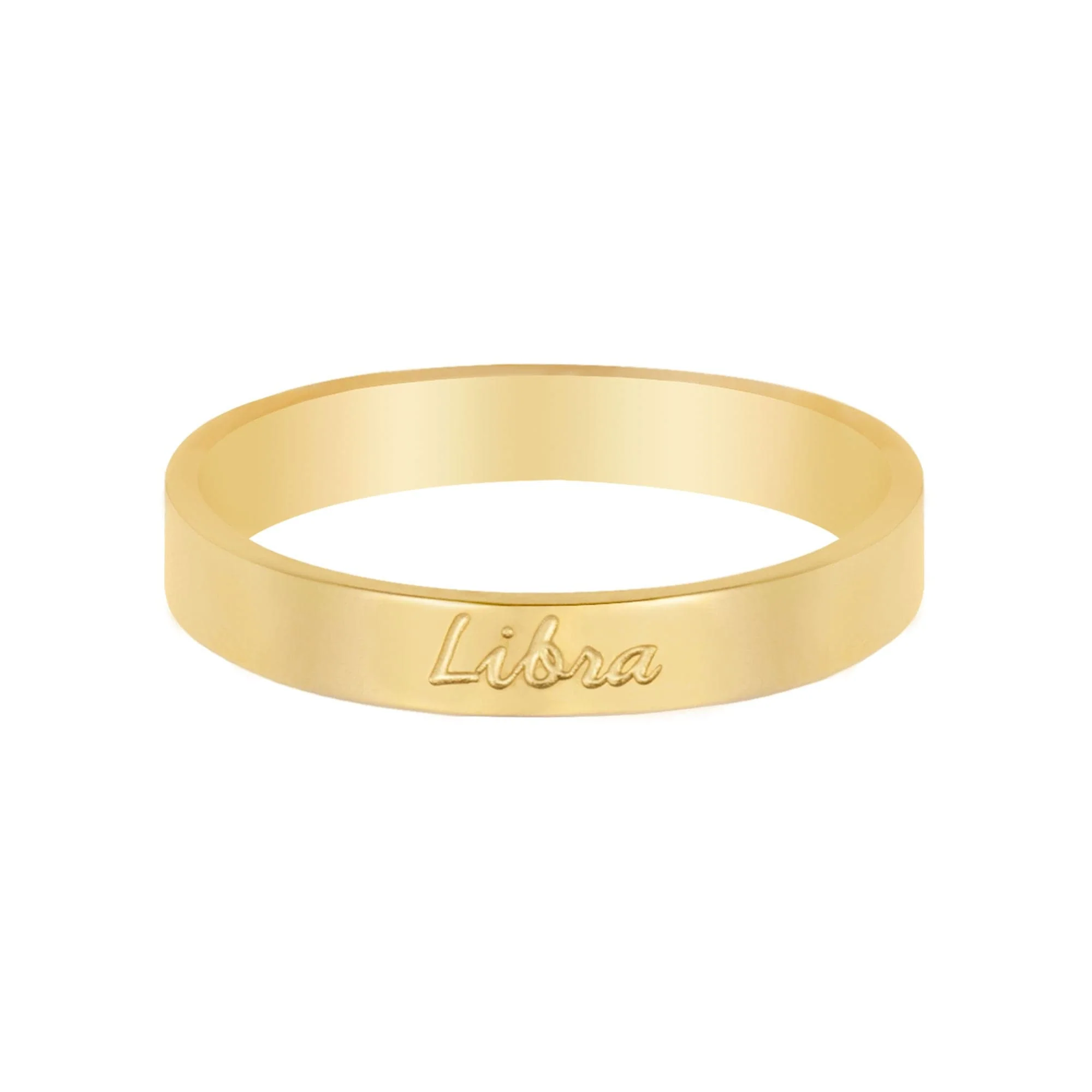Italic Zodiac Ring Gold - Image 16