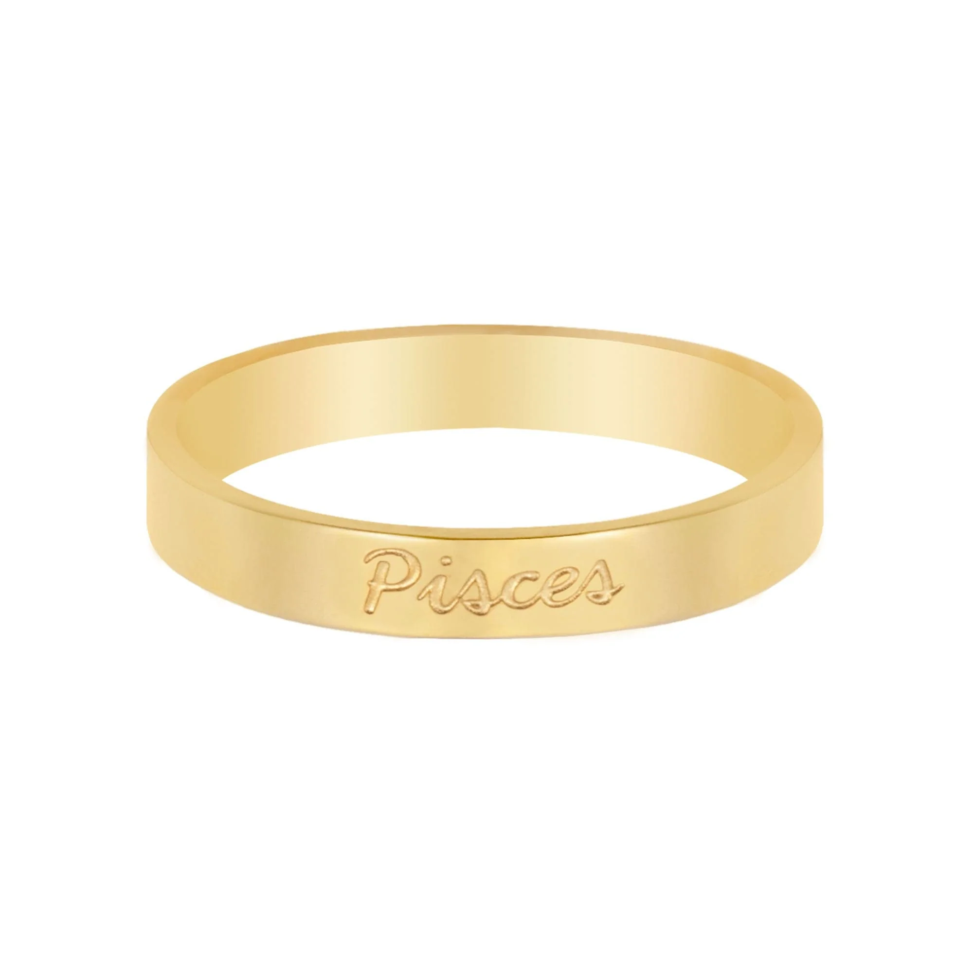 Italic Zodiac Ring Gold - Image 19
