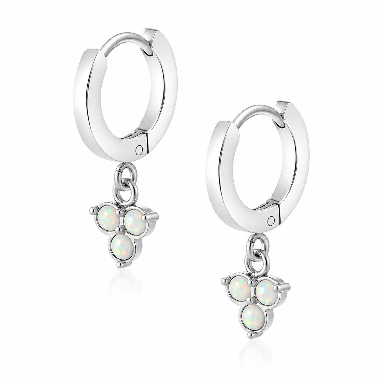 Jamille Opal Hoop Earrings - Image 6