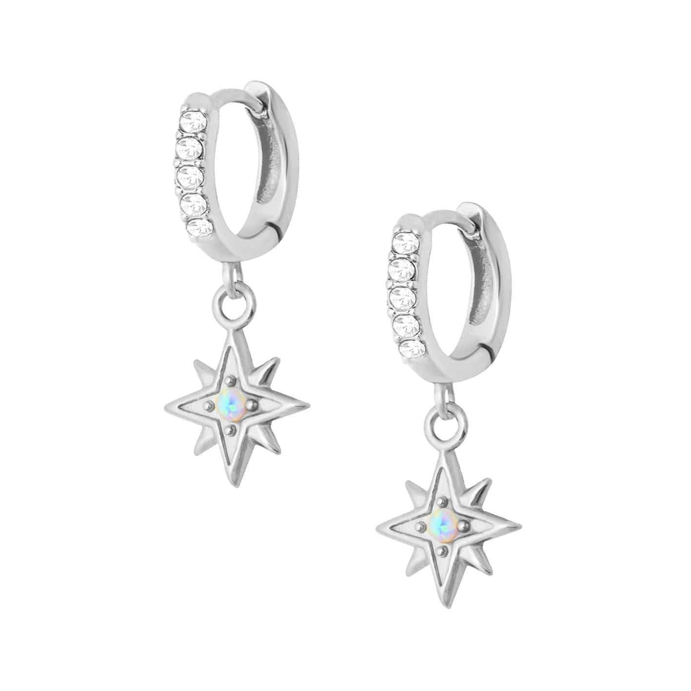 Kerry Opal Hoop Earrings - Image 4
