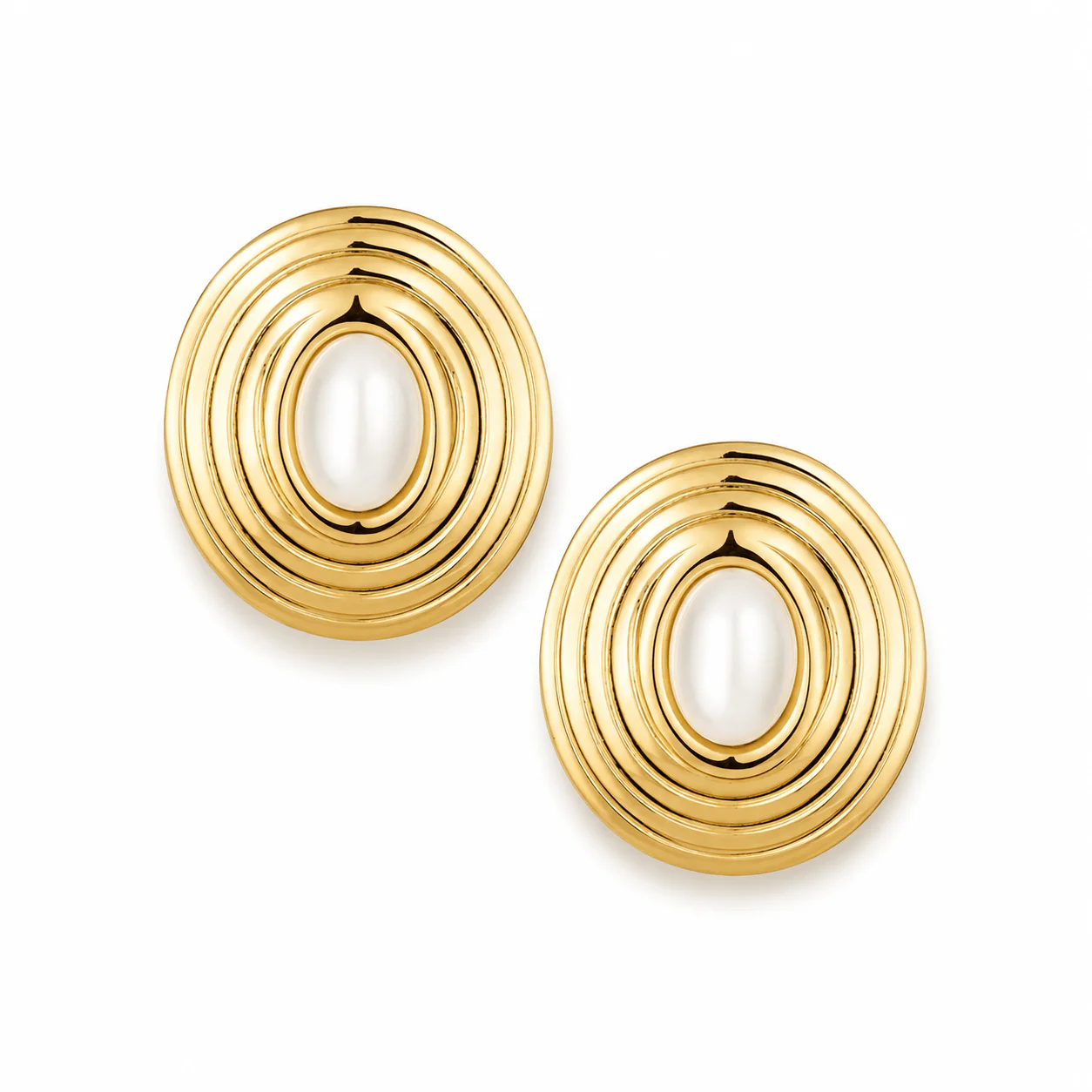 Marcella Pearl Stud Earrings