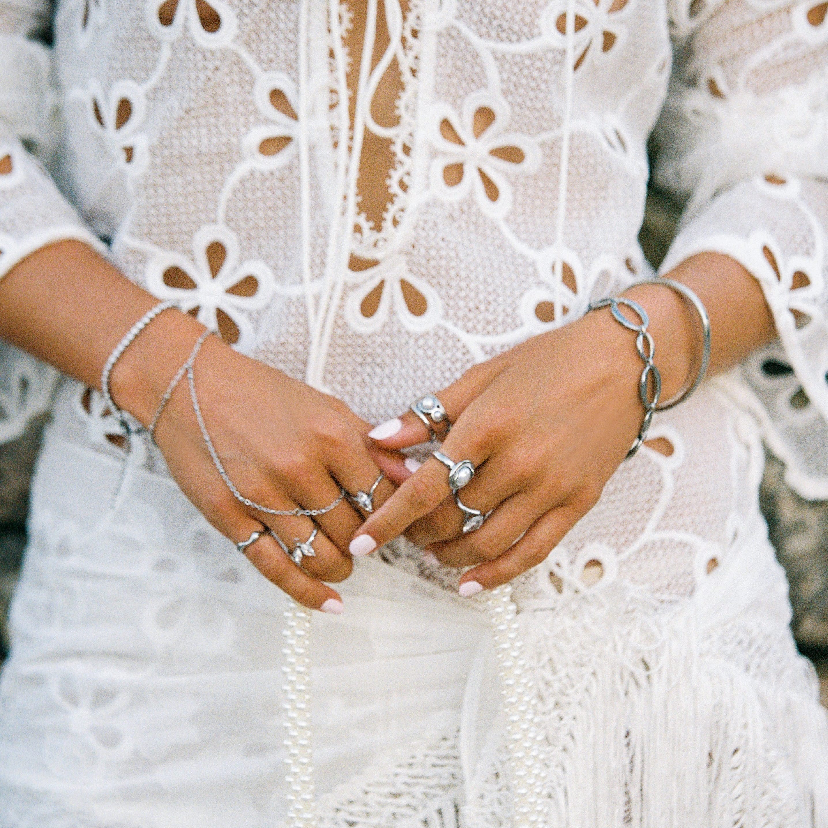 Glacier Pearl Ring - Image 9