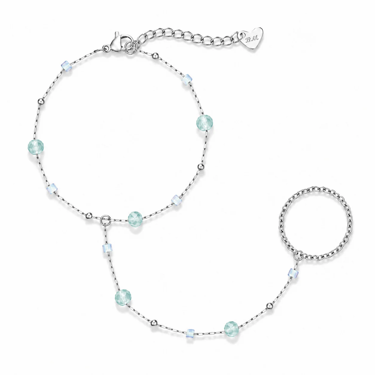 Pastel Hand Chain Bracelet - Image 9