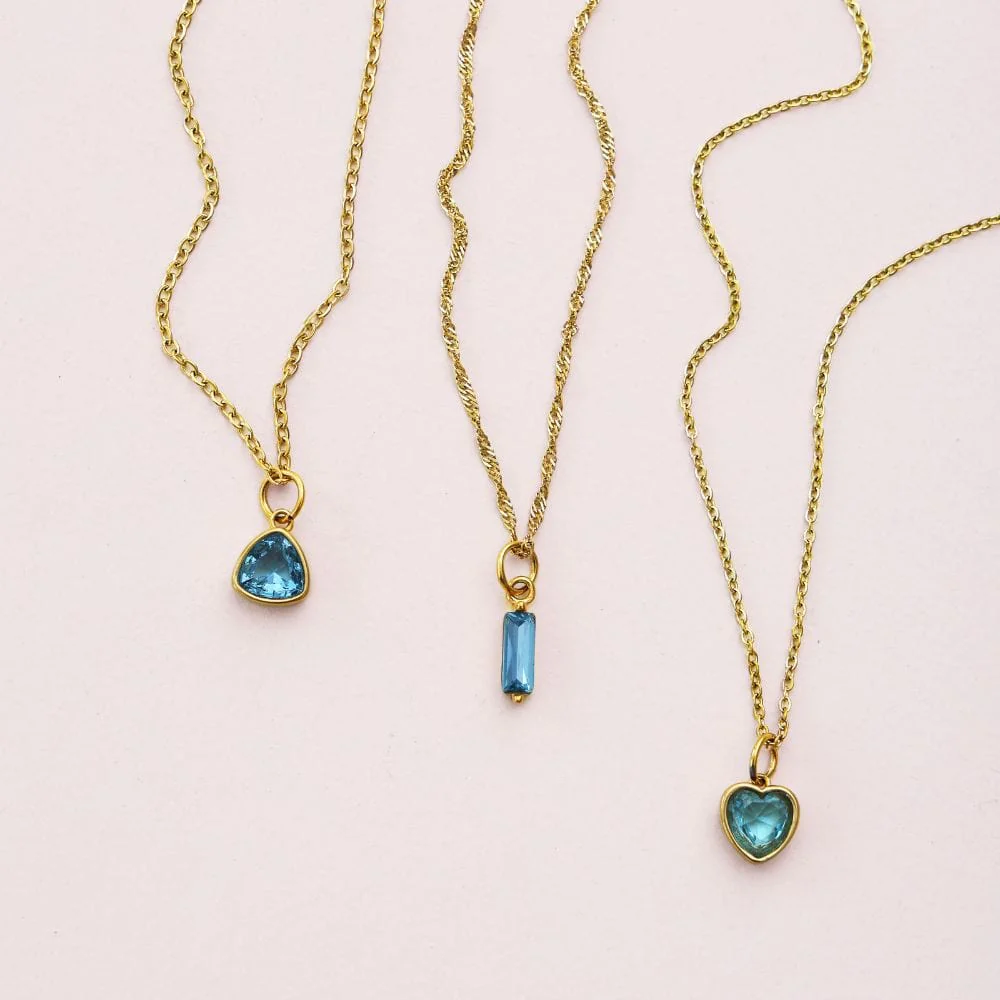 Quartet Birthstone Necklace - Image 32