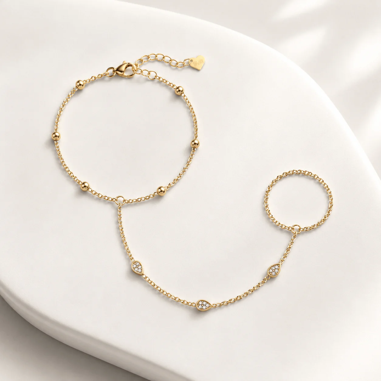 Rosalie Hand Chain Bracelet - Image 3