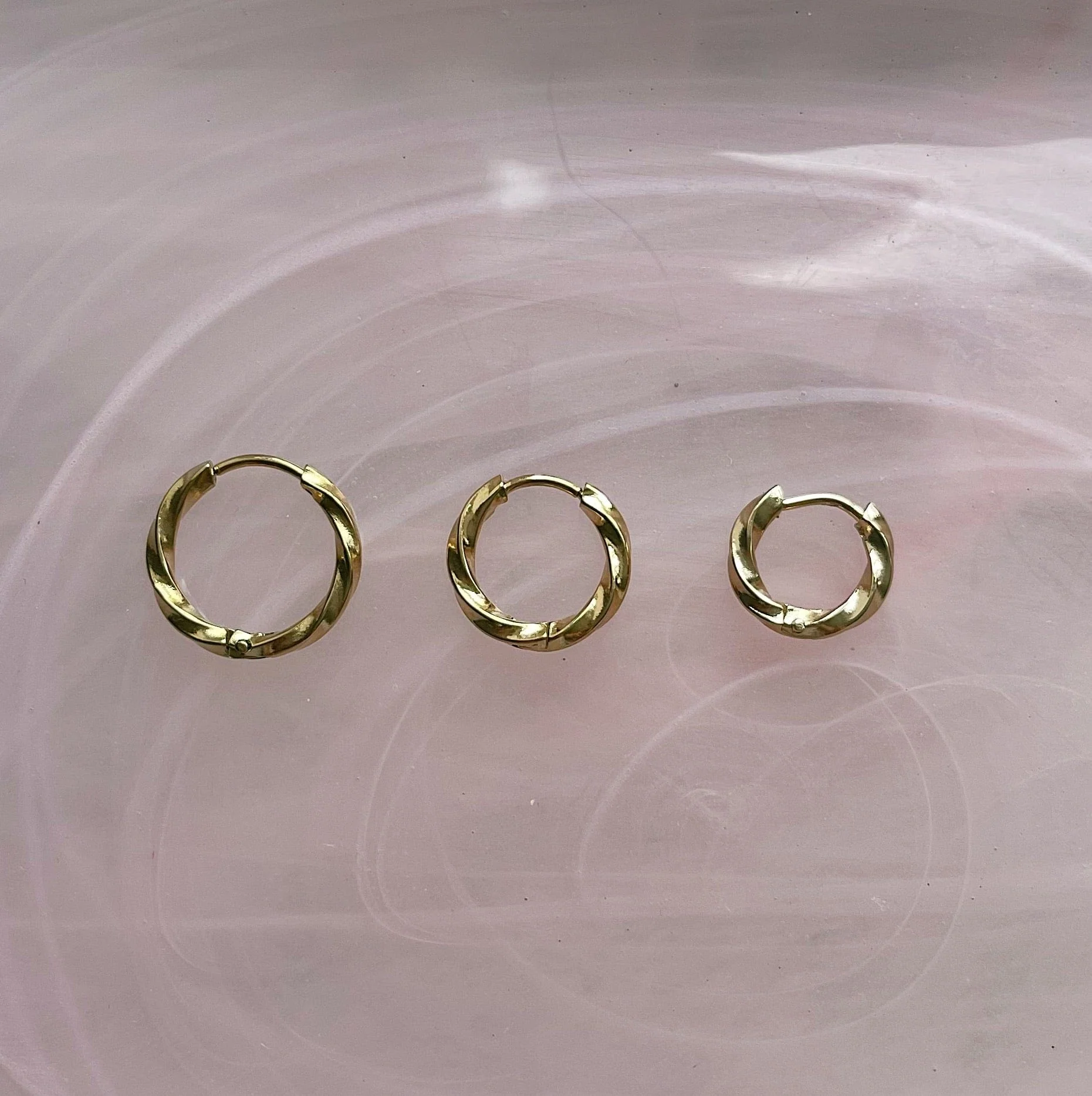 Sage Hoop Earrings - Image 3