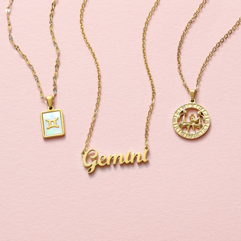 Script Zodiac Choker Necklace - Image 26