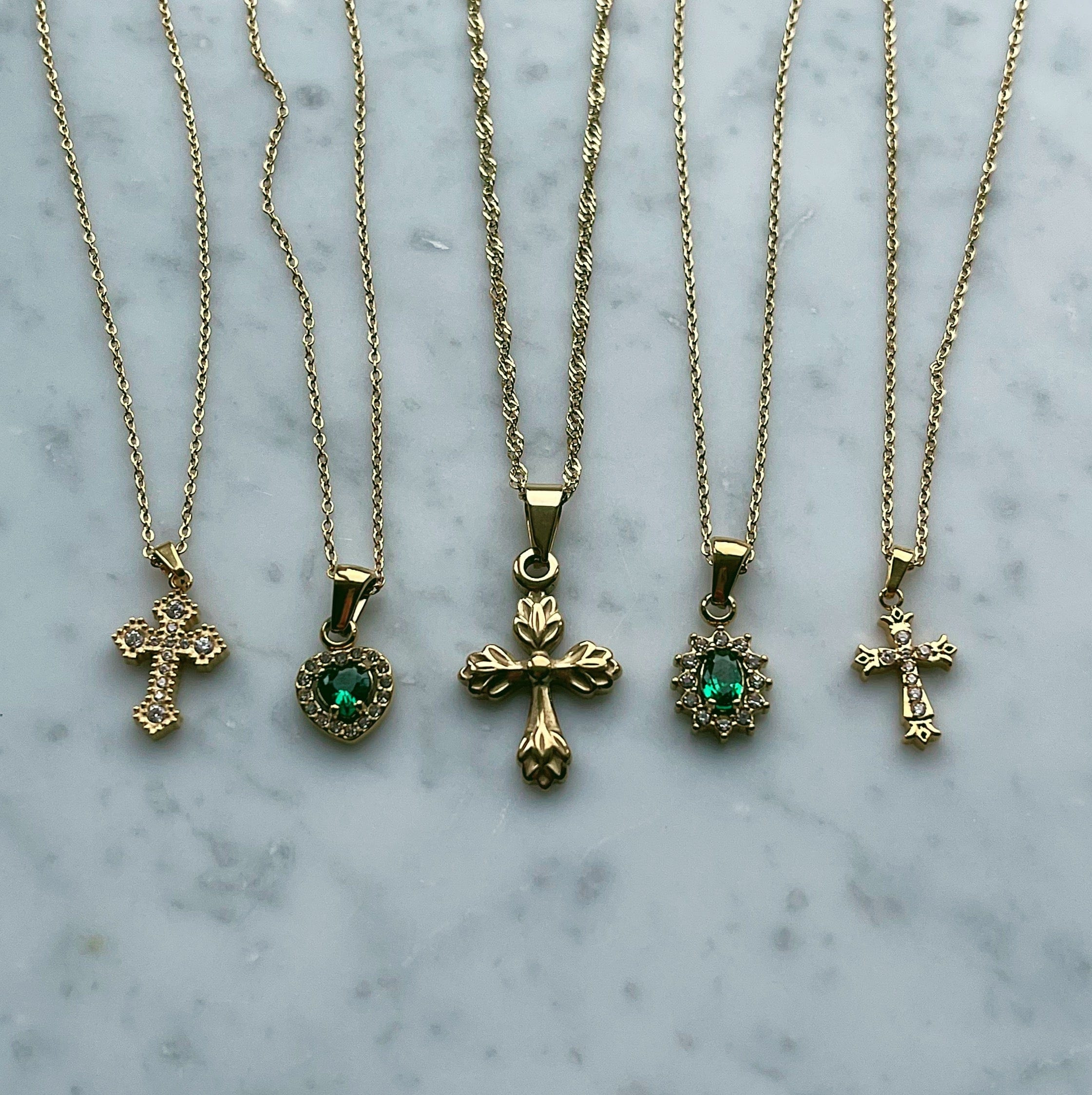 Serenity Cross Necklace - Image 2