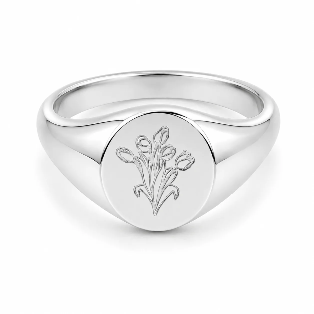 Tulips Signet Ring - Image 9