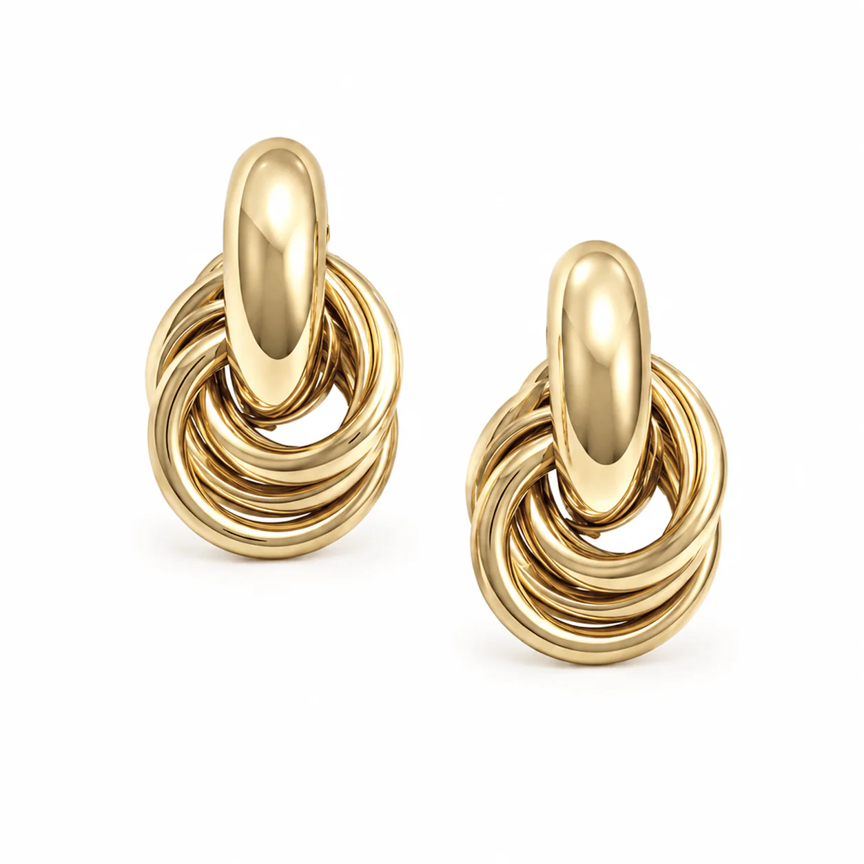 Valley Knot Stud Earrings