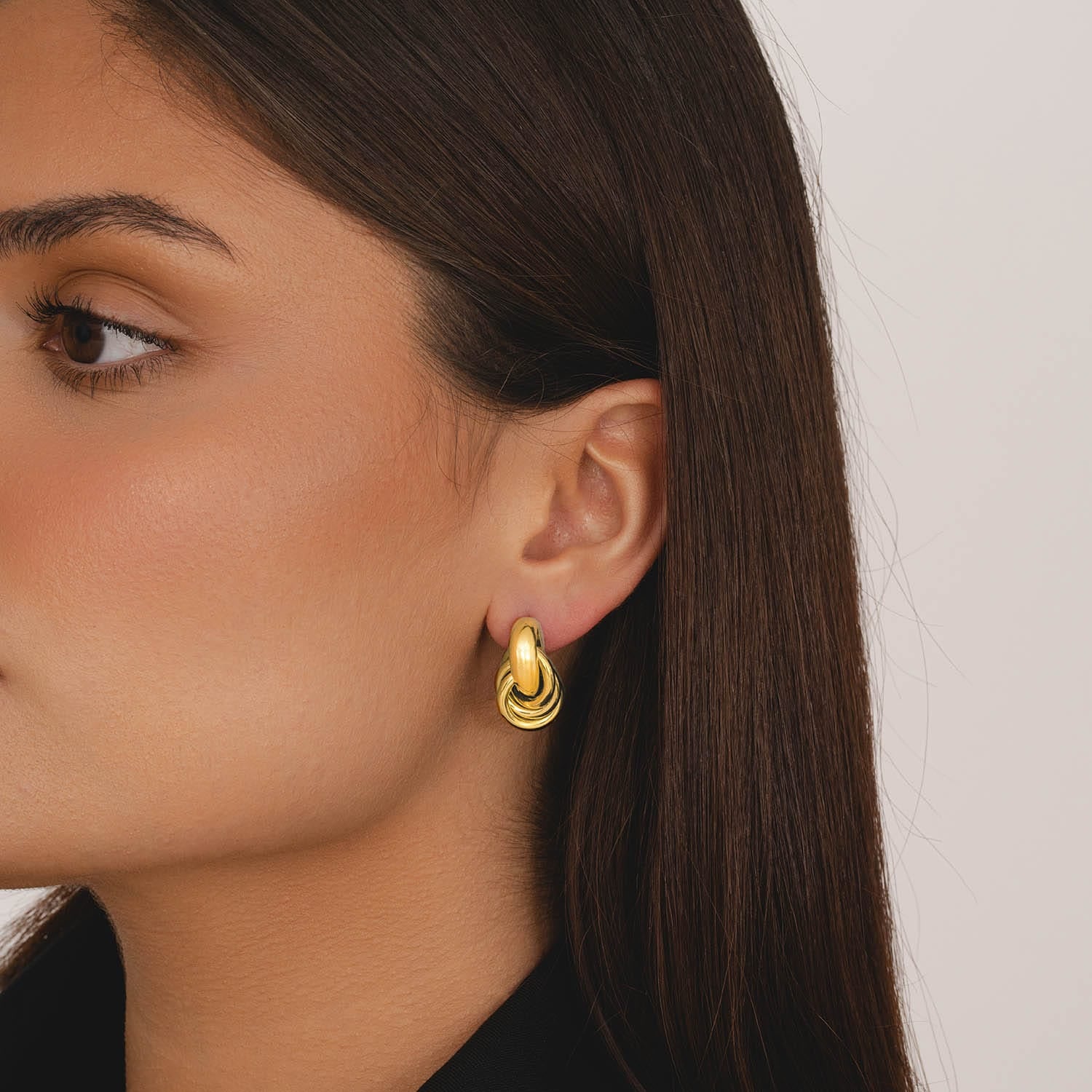 Valley Knot Stud Earrings - Image 2