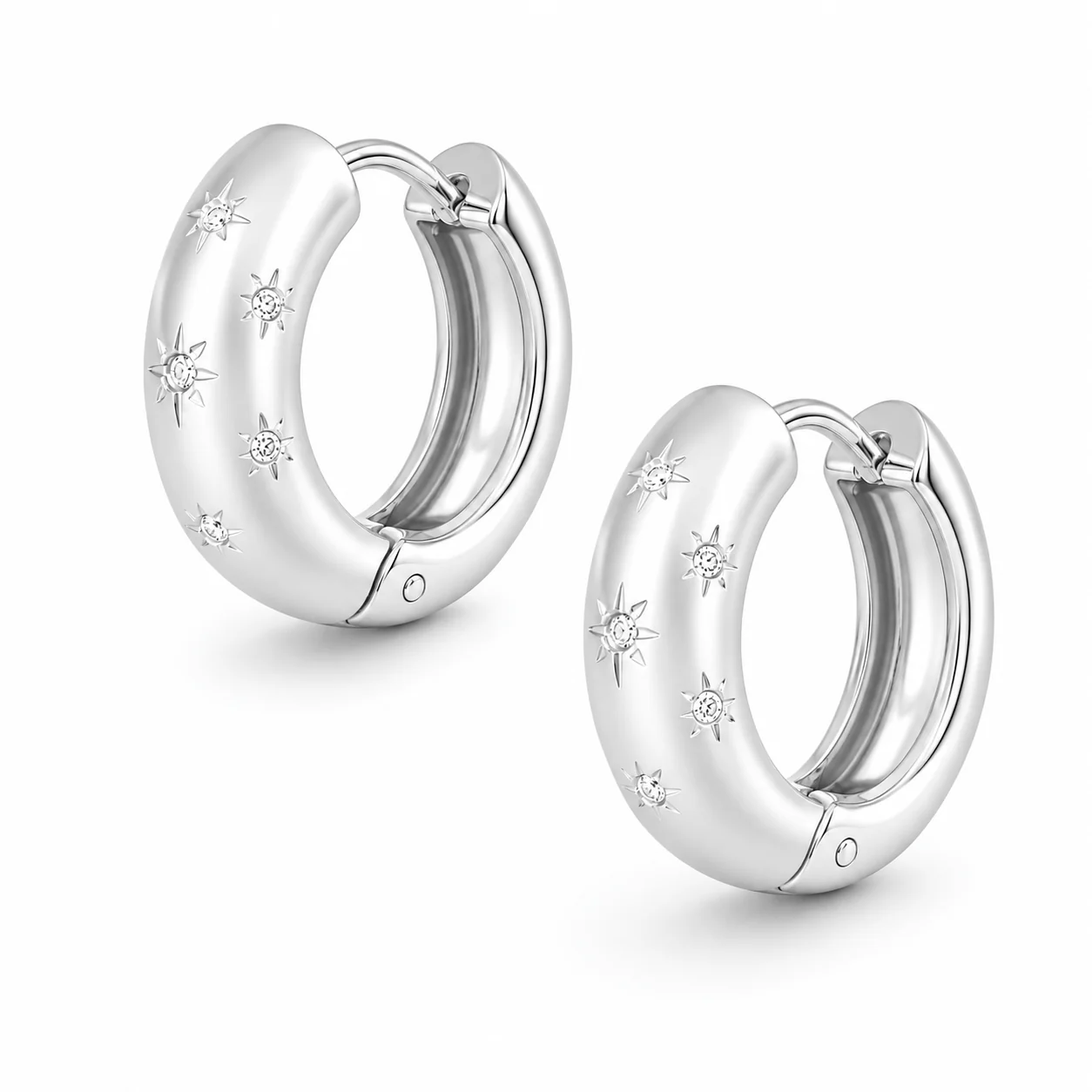 Vega Star Hoop Earrings - Image 7