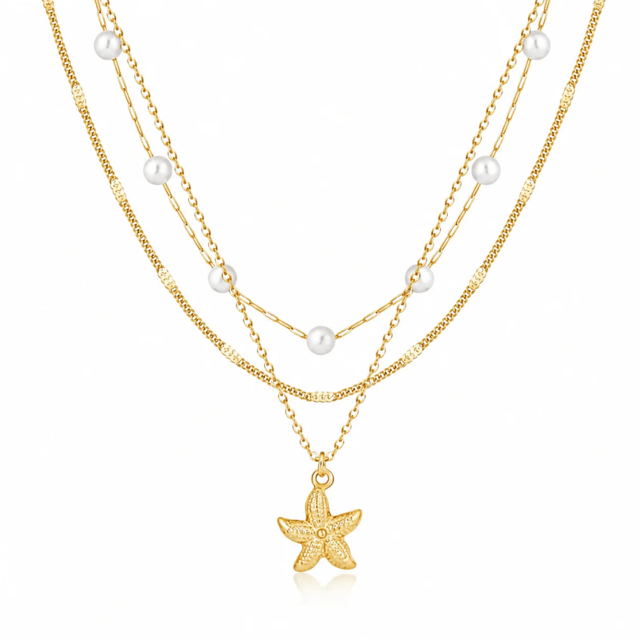 Youth Pearl Layered Necklace